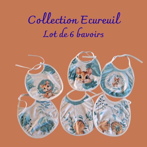 Bavoirs "Ecureuil"