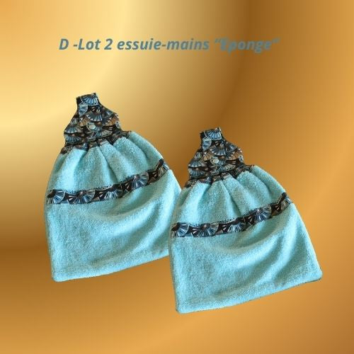 Ensemble Eventails Turquoises