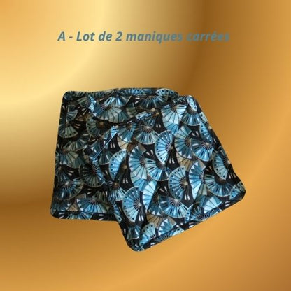 Ensemble Eventails Turquoises
