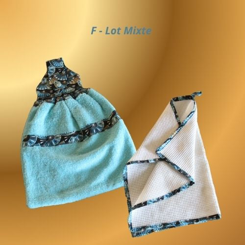 Ensemble Eventails Turquoises