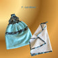 Ensemble Eventails Turquoises