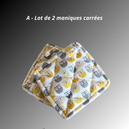 Ensemble Hiboux Jaunes