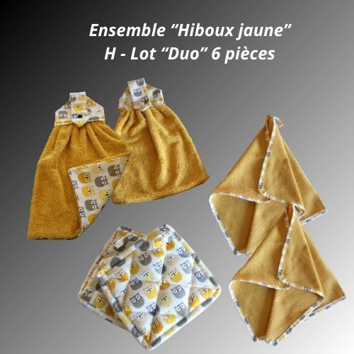 Ensemble Hiboux Jaunes