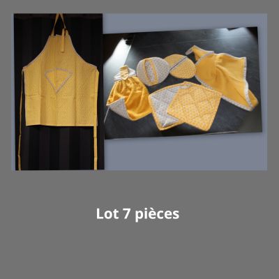Ensemble Riad Jaune et Gris