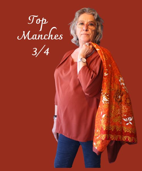 Tops manches 3/4