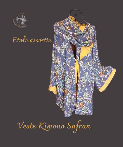 Veste Kimono Safran -